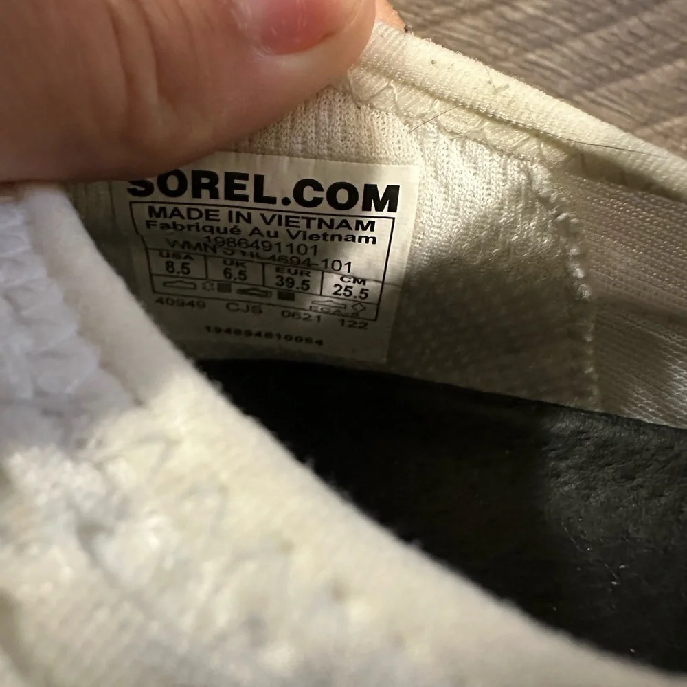Sorel Kinetic Impact Lace Sneaker White Eraser Pink 8.5